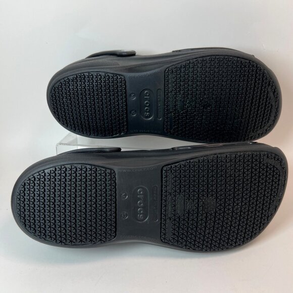 Crocs Black Crocs Clogs Lightweight Unisex Size 12 - Picture 5 of 9